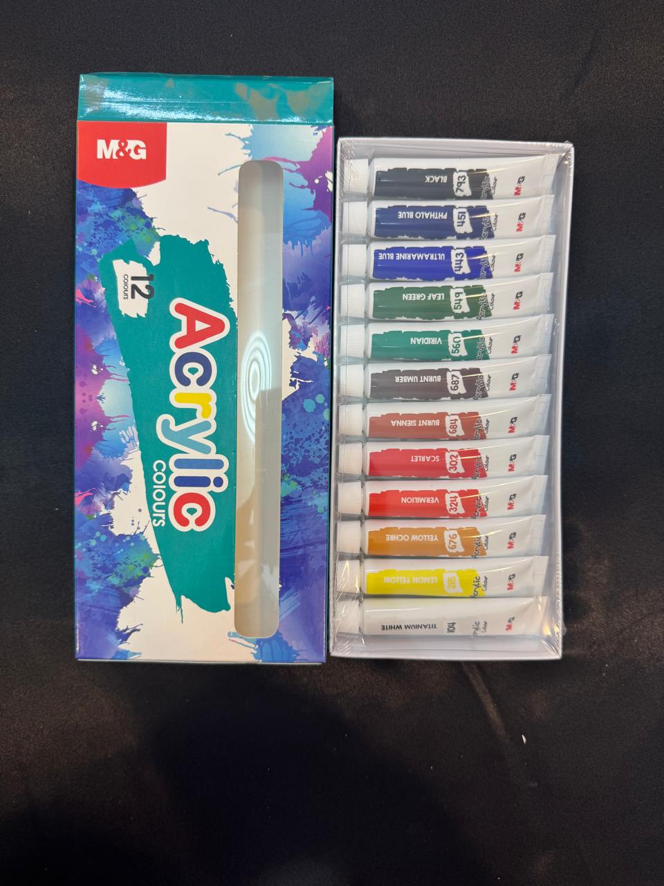 M&G Acrylic Paints 12 and 24pcs