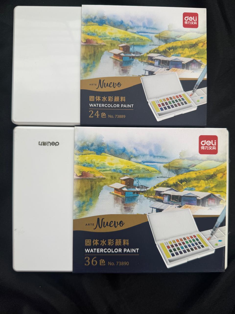 Deli Arte Nuevo Solid Watercolor Paint Set
