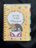 New Adventures Spiral Notebook with Dividers A5