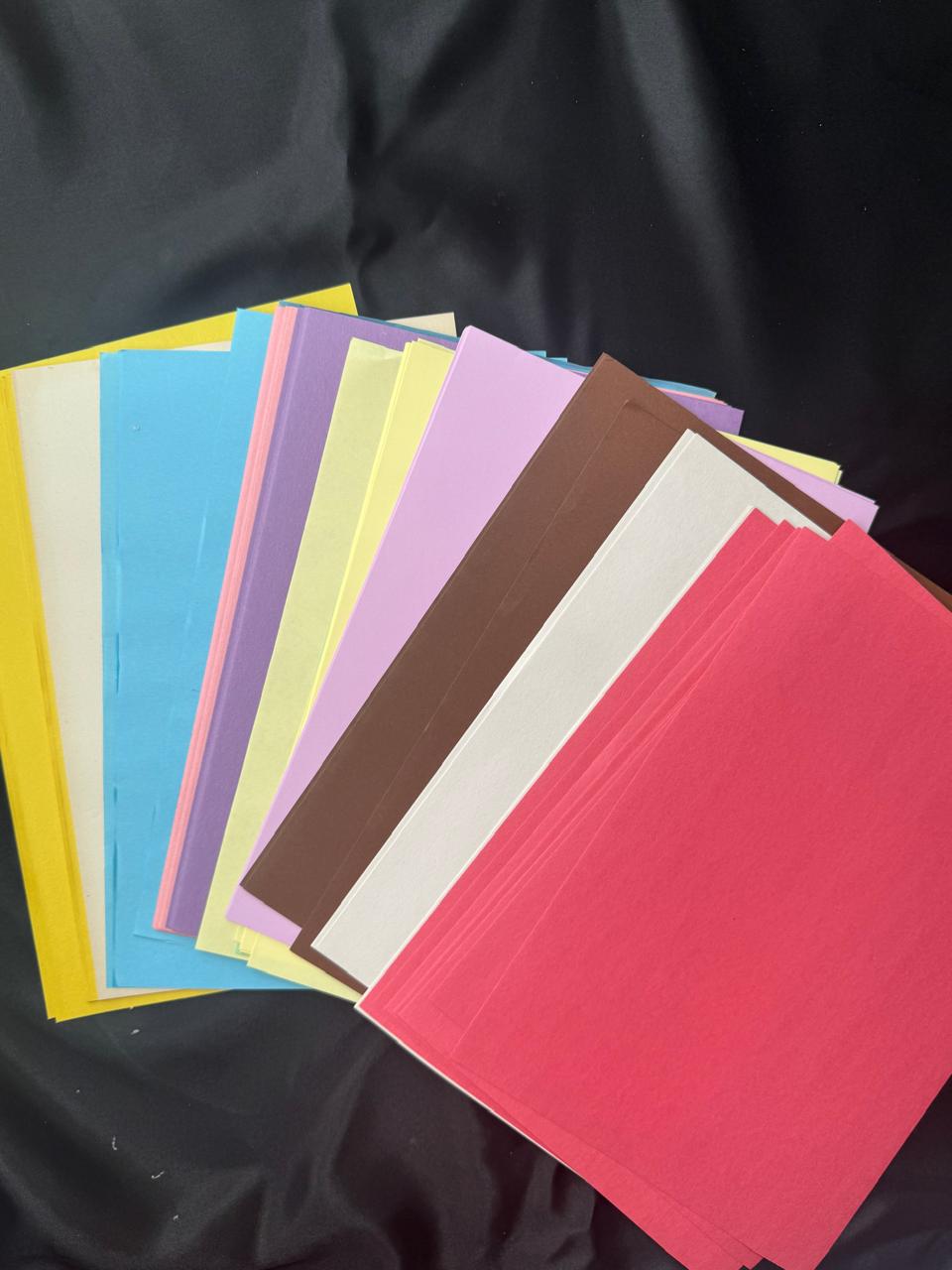 Multicolor Color Paper Pack of 100 sheets (A4)