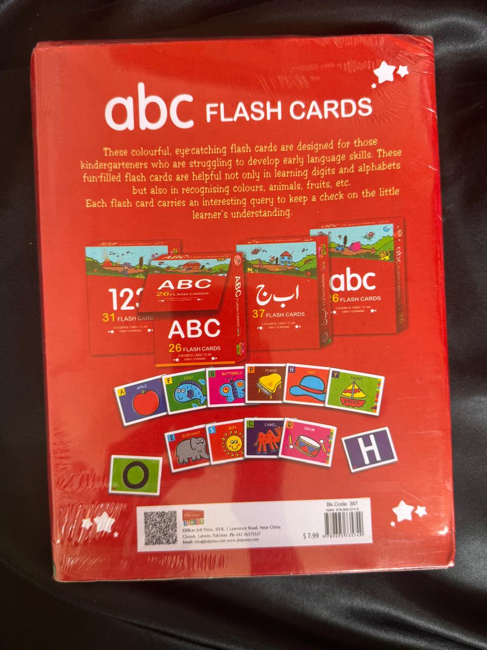 ABC Alphabet Flash Cards – 26 Educational Learning Cards