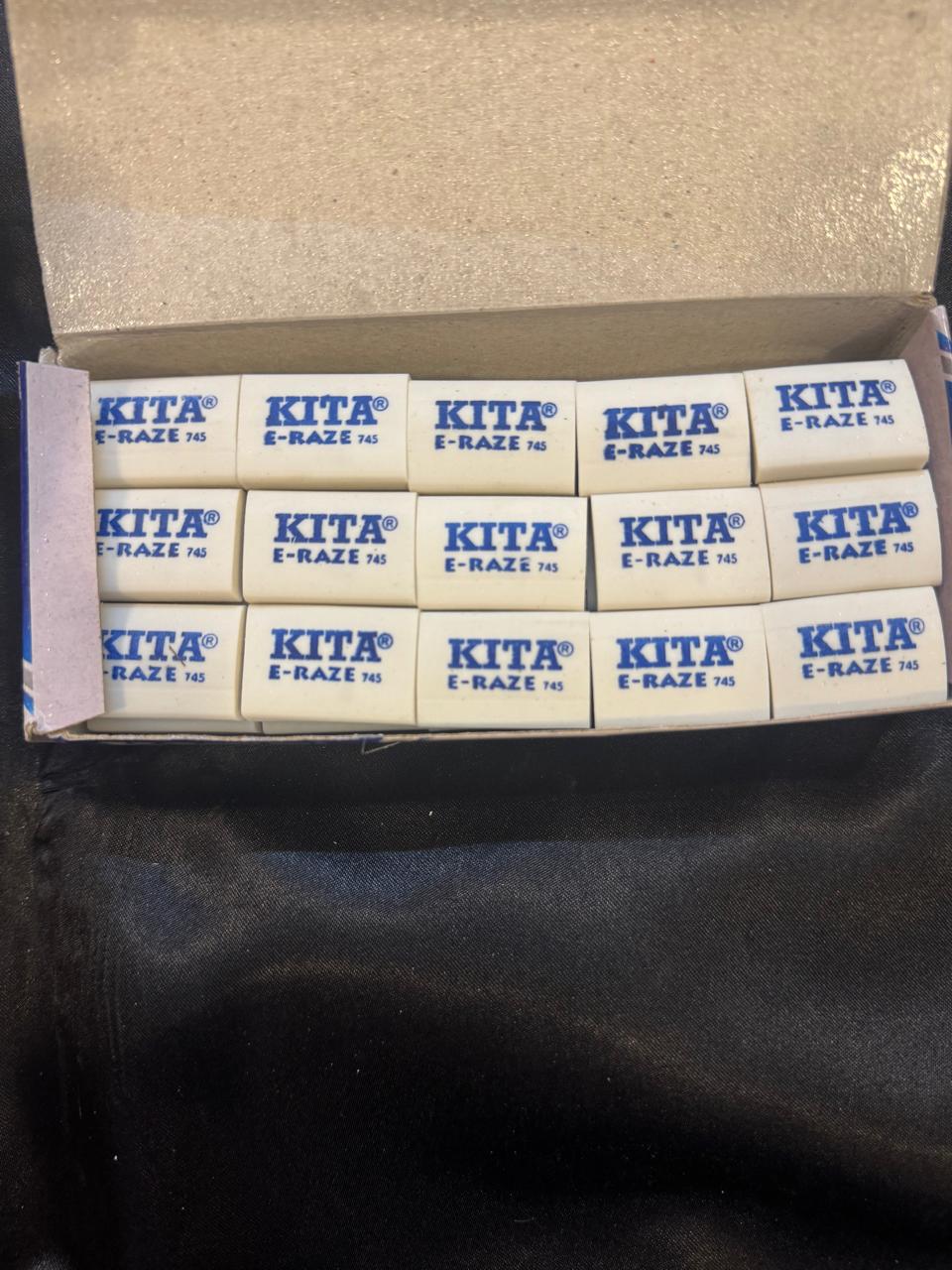 KITA E-RAZE 745 Pencil Eraser Box – 45 Pieces