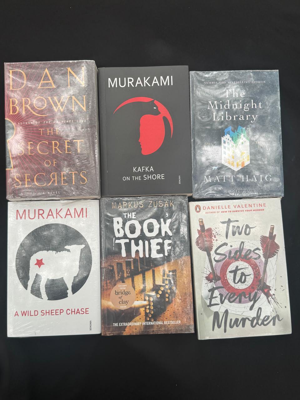 6 Books Mystery, Fiction & Thriller Bundle