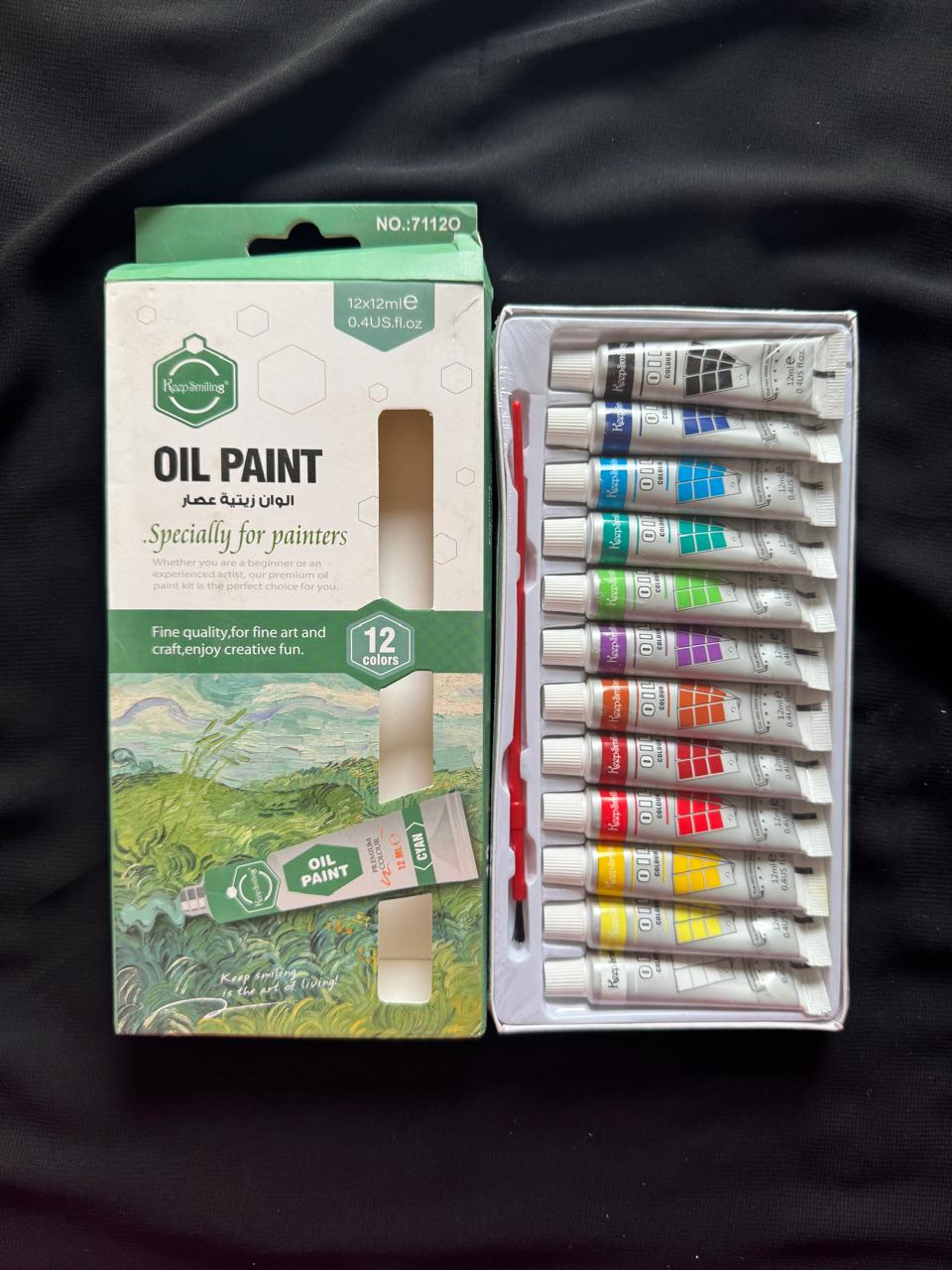 keep smiling oil paints 12pcs 12ml each