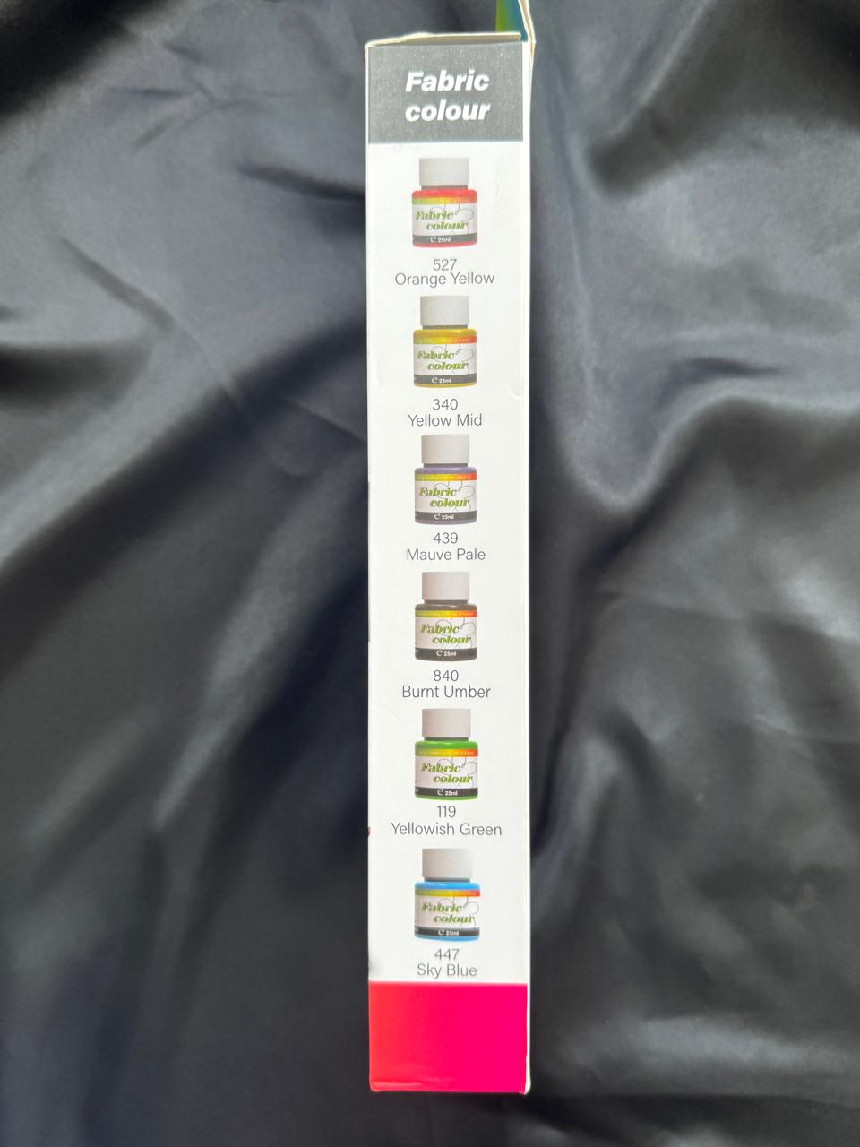 keep smiling Fabric paints 6 &12 pcs 25ml each