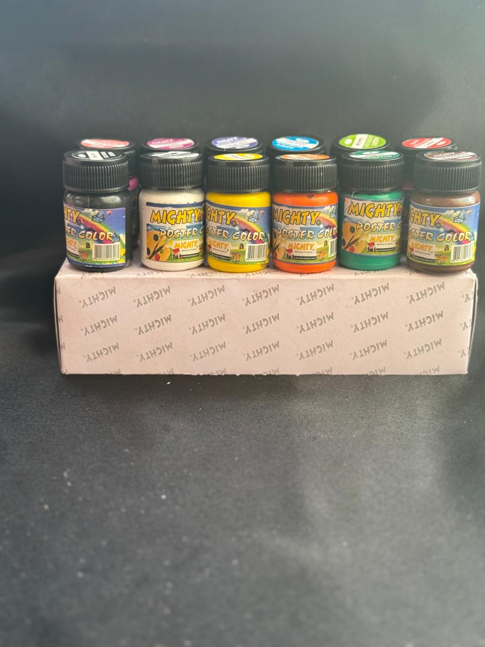 Mighty Poster Paints 12 × 20ml poster colors