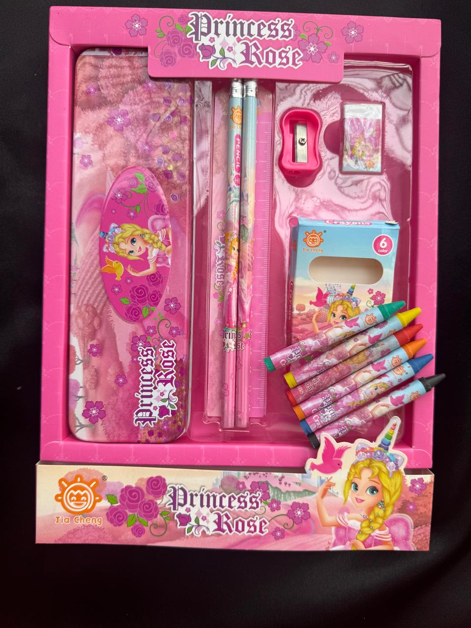 Princess Rose Deluxe Stationery Gift Box
