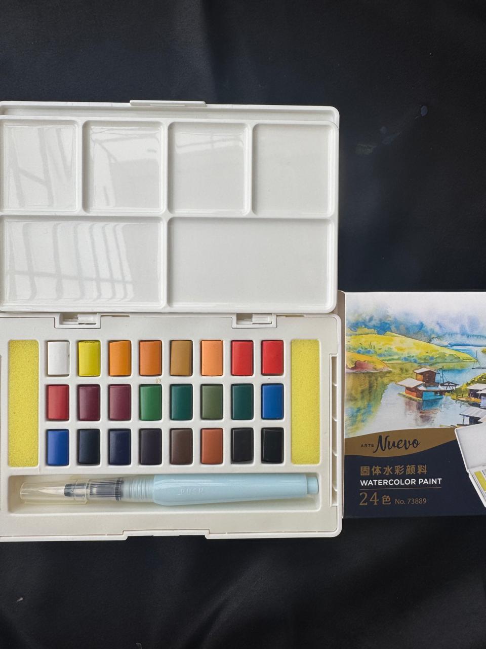 Deli Arte Nuevo Solid Watercolor Paint Set