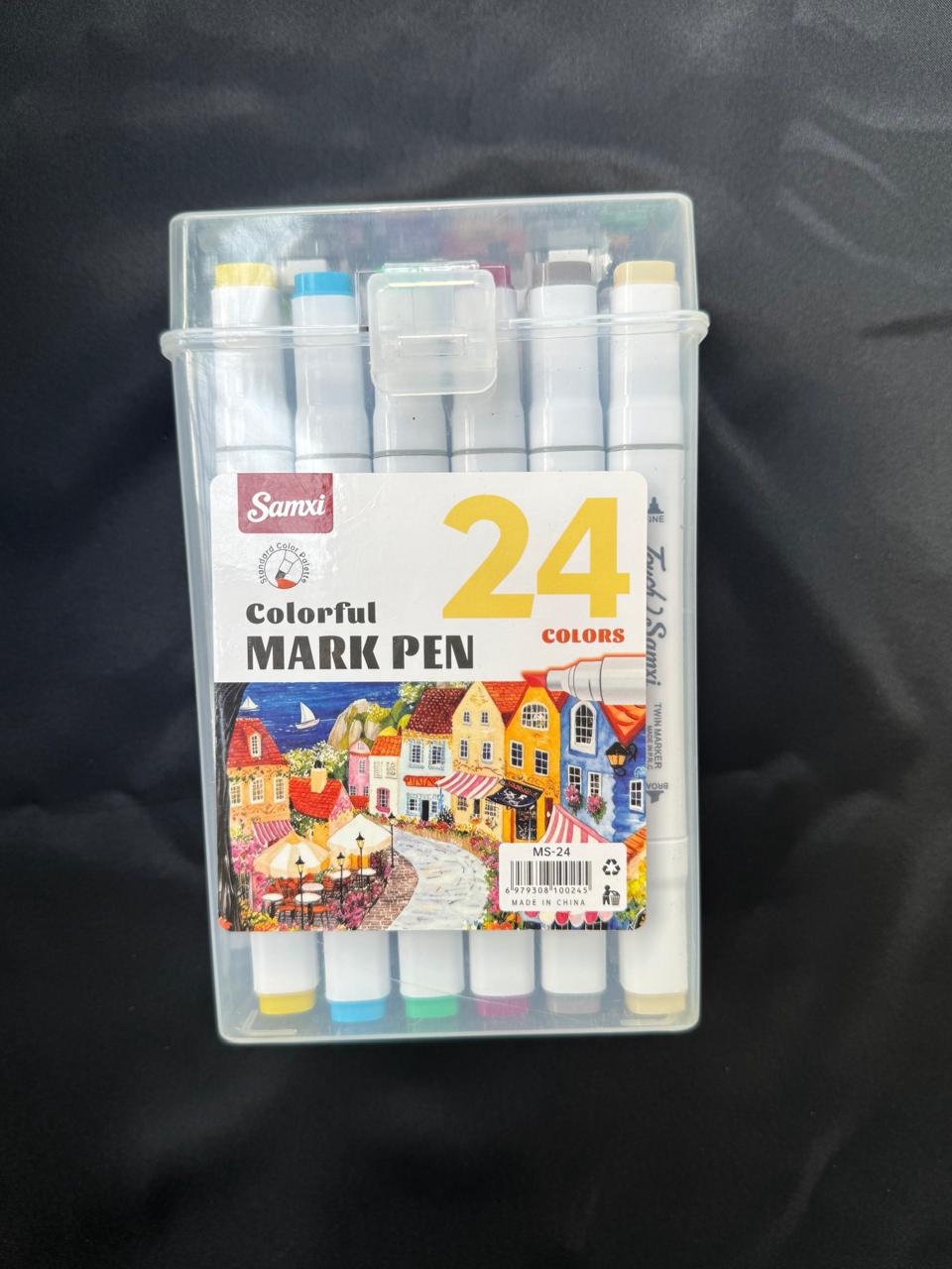 Dual Tip Art Markers Set 12 & 24 Vibrant Colors