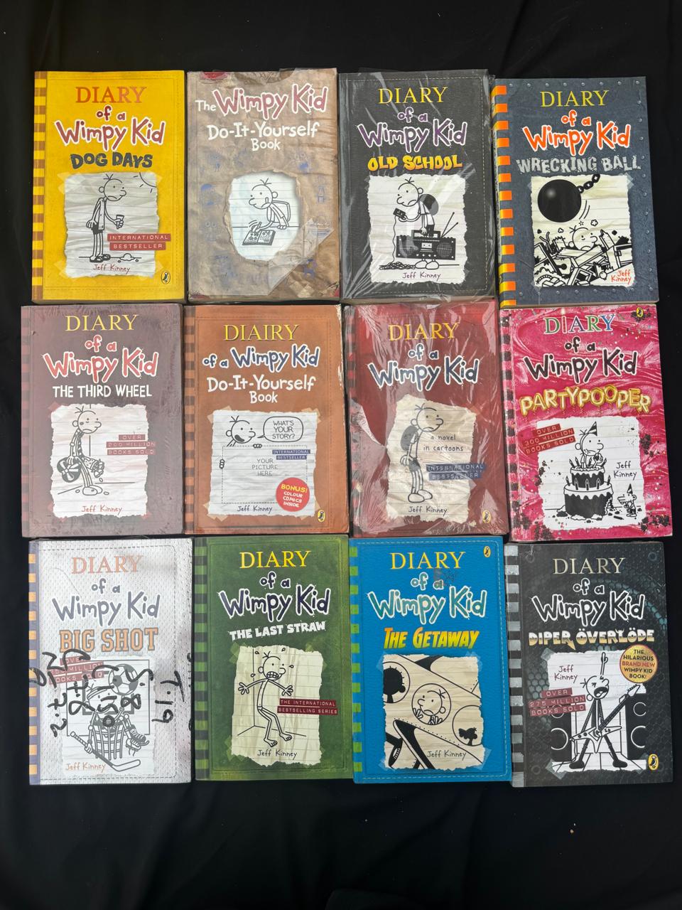 Diary of a Wimpy Kid Set 12 books