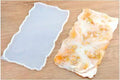 Irregular Rectangle Silicone Resin Tray Mold Wave Edge