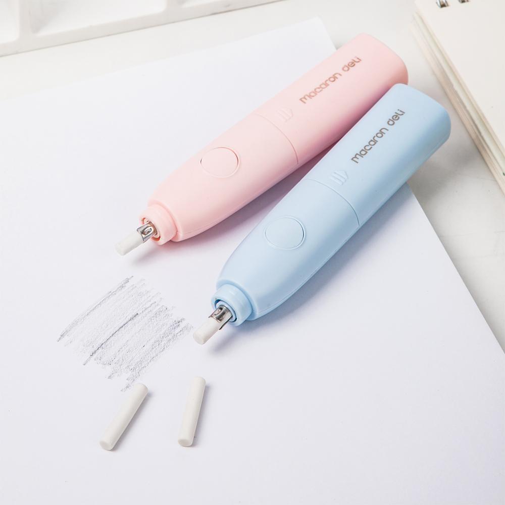 Deli Macaron Electric Eraser