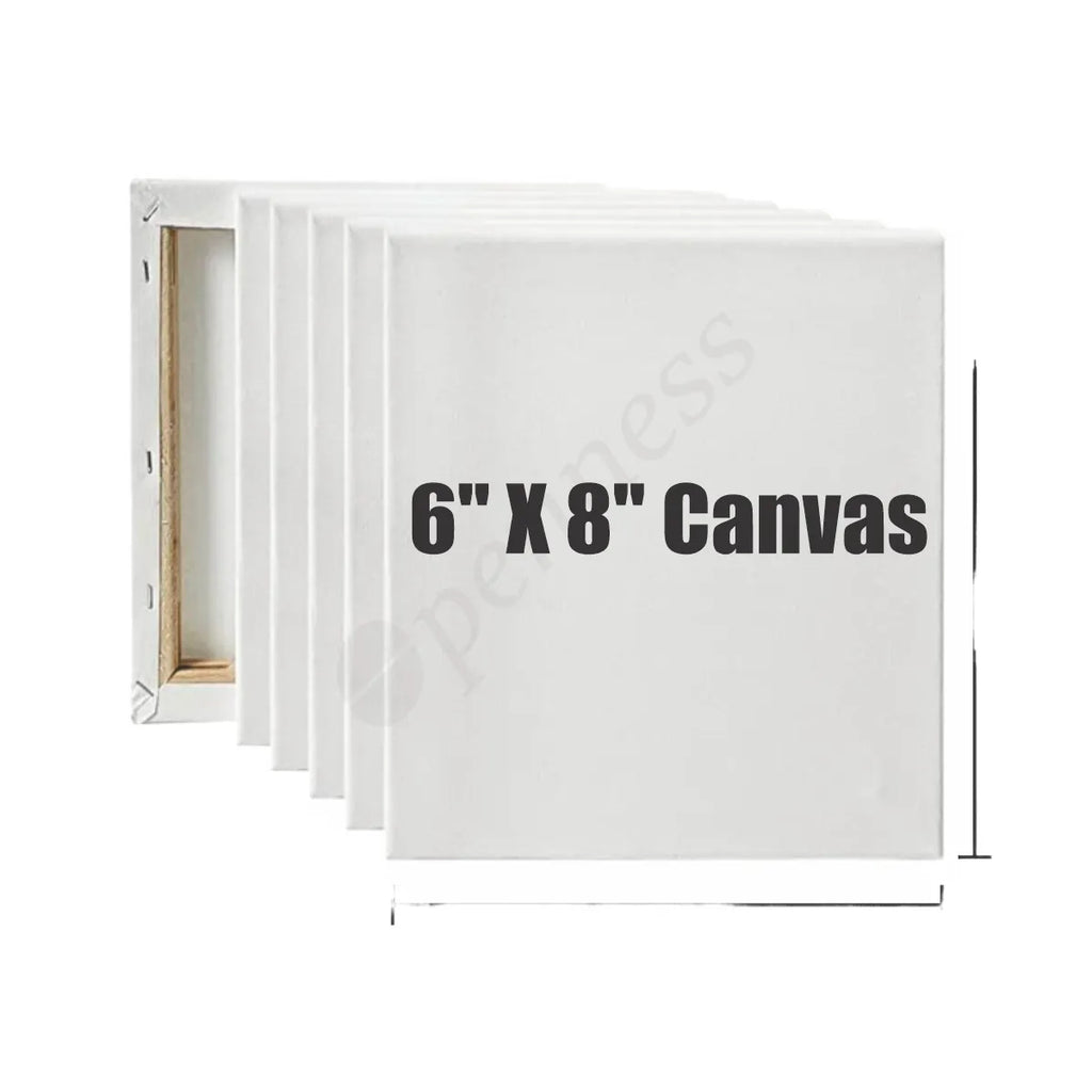 Custom Sizes Primed Canvas 6x8 – Best for Painting & Artwork
