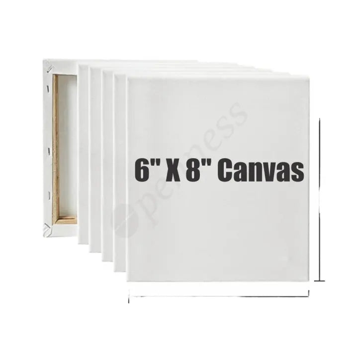 Custom Sizes Primed Canvas 6x8 – Best for Painting & Artwork