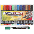 Mungyo Power Liner Permanent Marker 12 Pcs