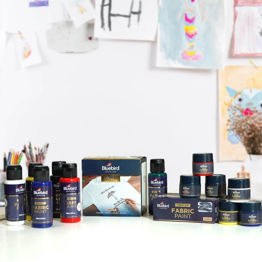 Fabric Paints 25 ml – Set of 6 – Primary