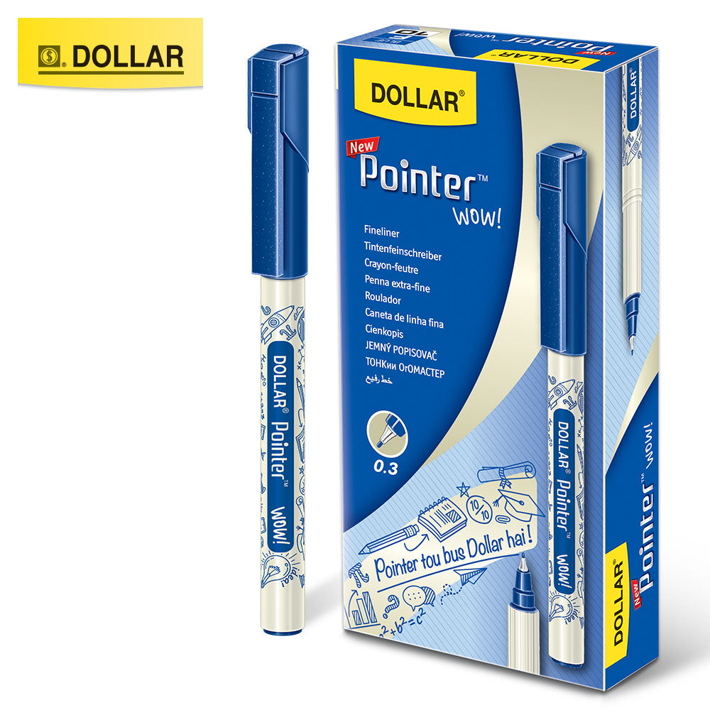 Dollar Pointers Blue & Black 12pcs