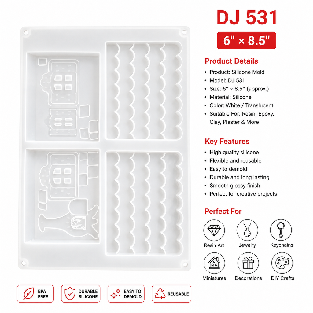 Silicone Mold – 6 × 8.5 Inch
