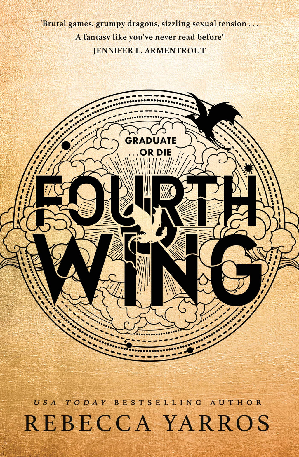 Fourth Wing book by Rebecca Yarros