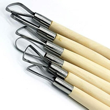 Wire & Clay Tool Set 6 Pieces Professional Sculpting Tools