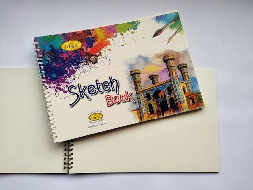 Sketch Book – A4 & A3 Size – 250g Paper | For Acrylic & Watercolor