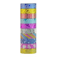 Glitter Tape Multicolor - Pack Of 10