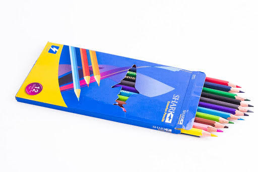 Shark Thunder Colour Pencils – 12 & 24 Colors