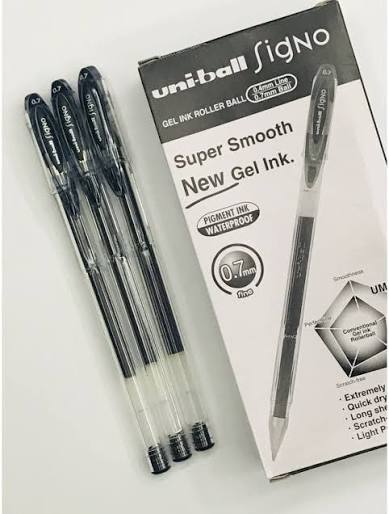 Uniball Signo Gel Pen – Black