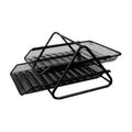 2-Tier Letter Tray Organizer  Desktop Document Holder