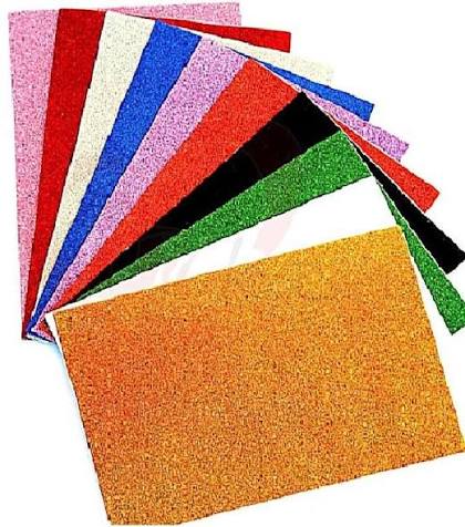 Glitter Foam Sheet Sticker Pack of 10