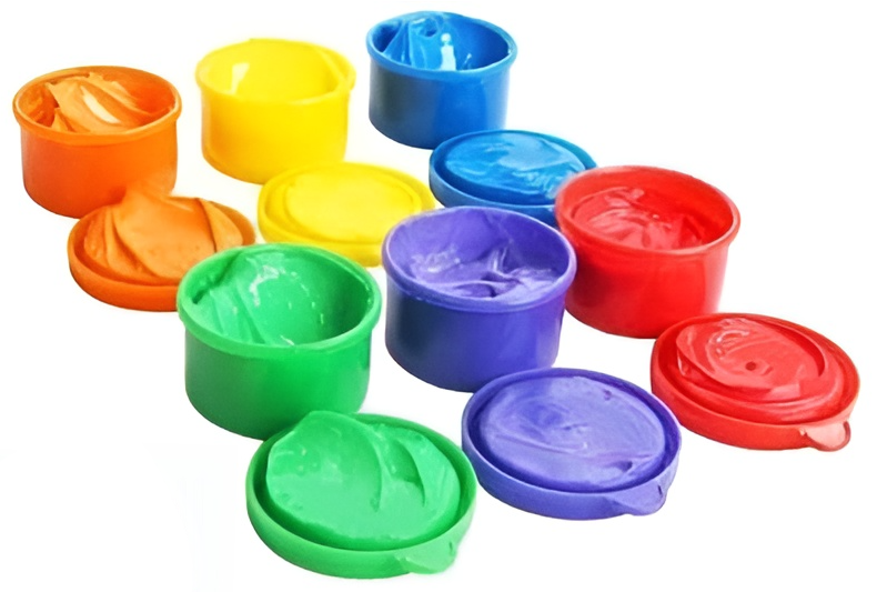 Keep Smiling Finger Paints 6 Colors