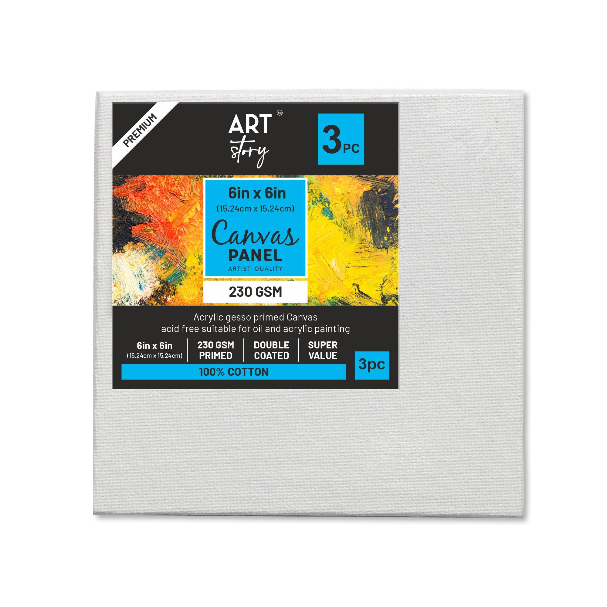 Canvas Boards – 10 × 12 Inch Pack of 3