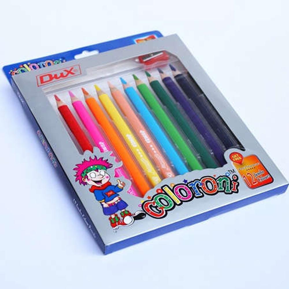 Coloroni Jumbo Colour Pencils – 12 Colours