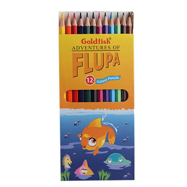 Goldfish 12 Long Colour Pencils