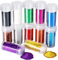 12 Bottles Glitter Powder Shakers