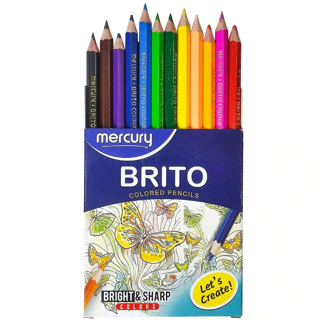 Brito Colour Pencils 12 Colors