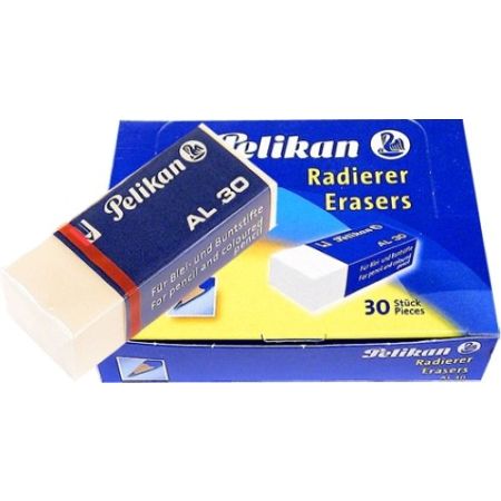 Pelikan AL-30 Premium Erasers Box – 30 Pieces