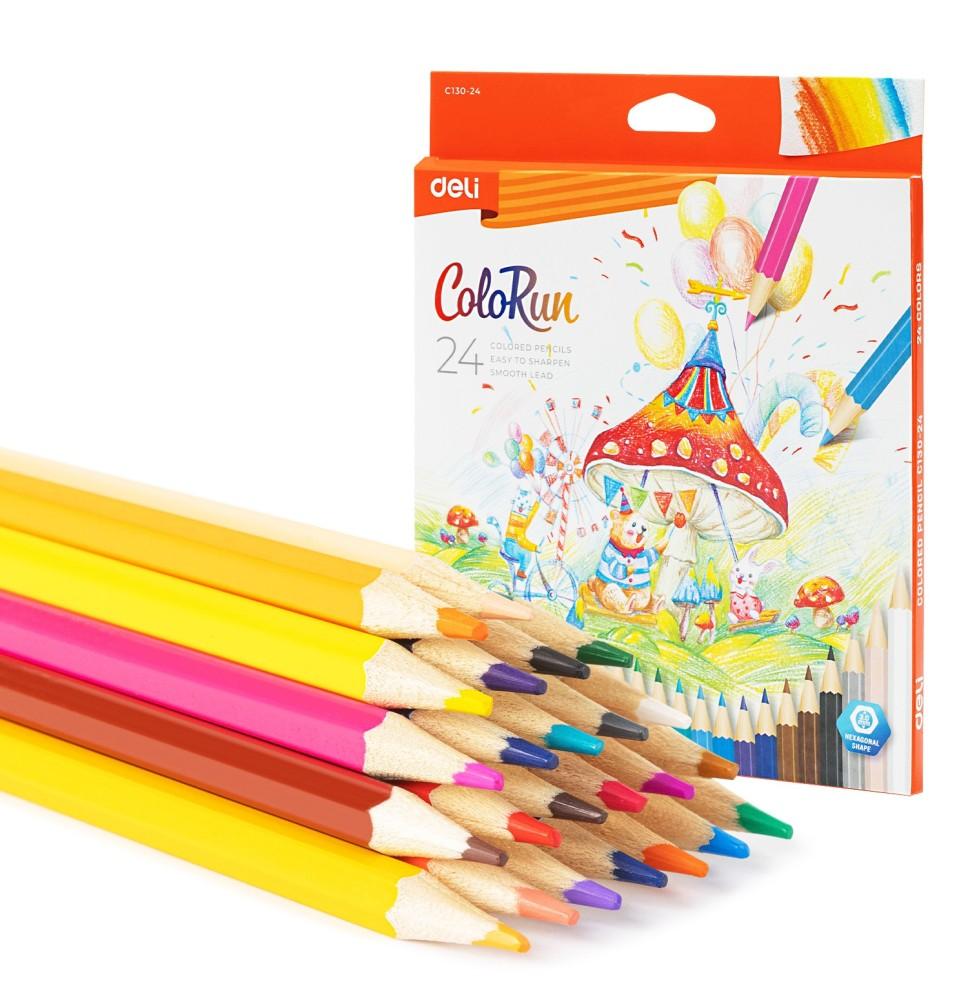 Deli Colorun Colour Pencils 12, 18 & 24 Colors