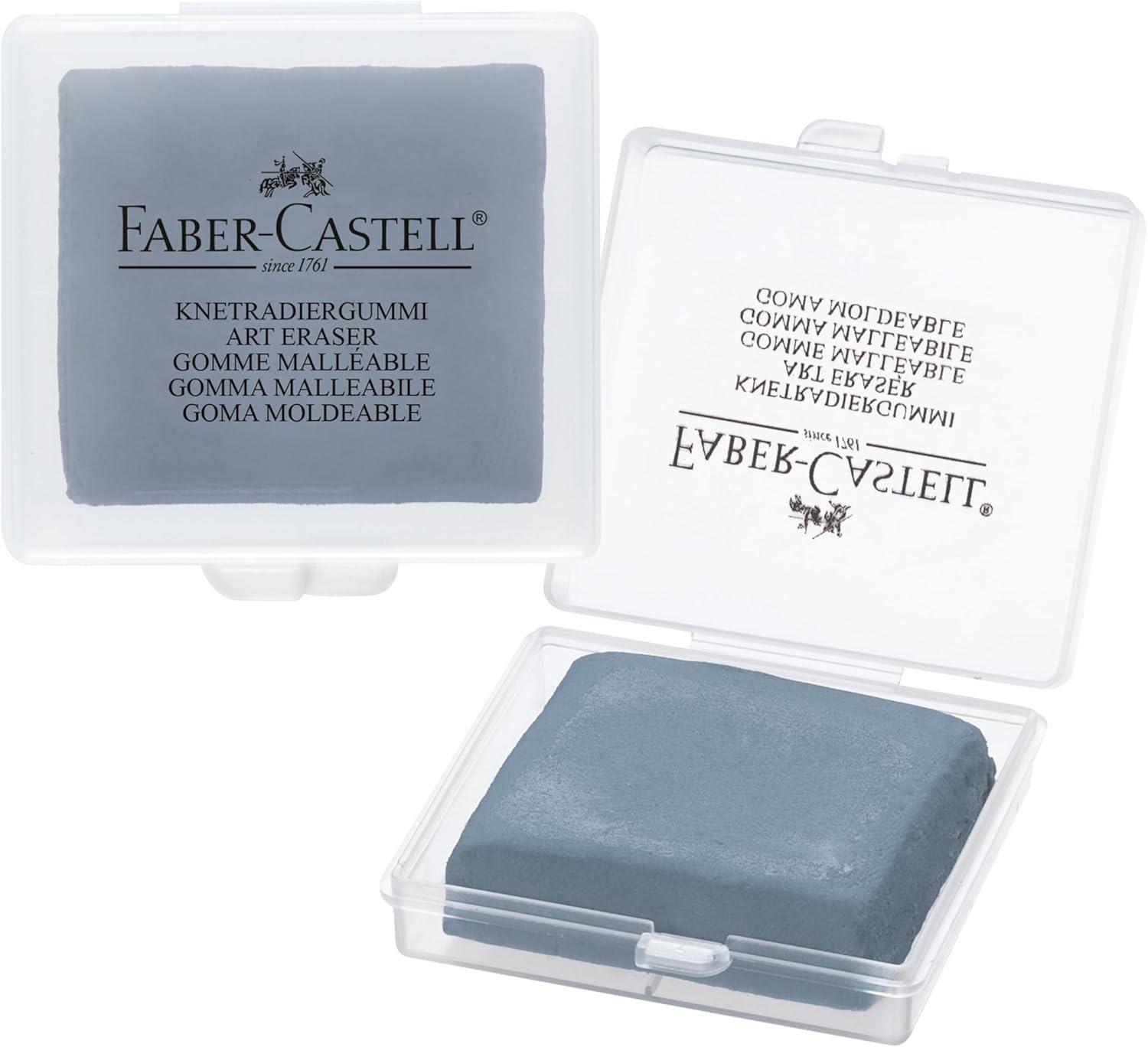 Faber-Castell Kneadable Eraser – Grey (Plastic Box)