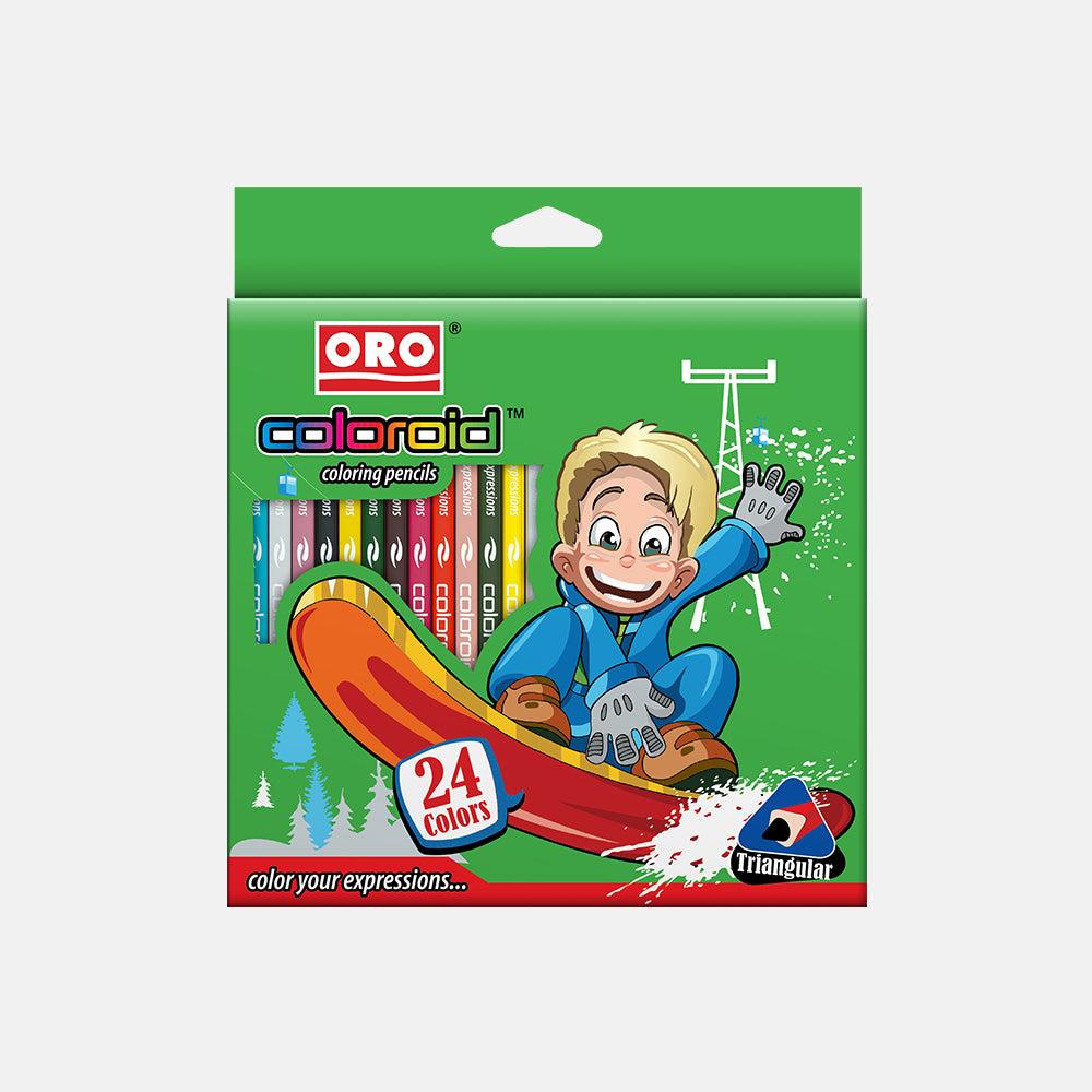ORO Colour Pencils – 24 Colours Pack