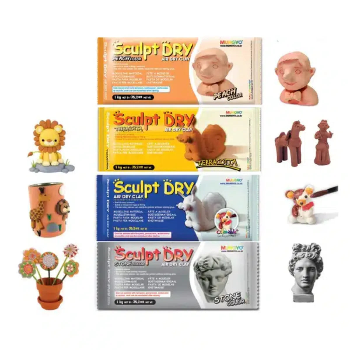 Mungyo Sculpt Air Dry Clay 250g