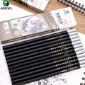 Maries Charcoal Pencils Hard  (Pack of 6)