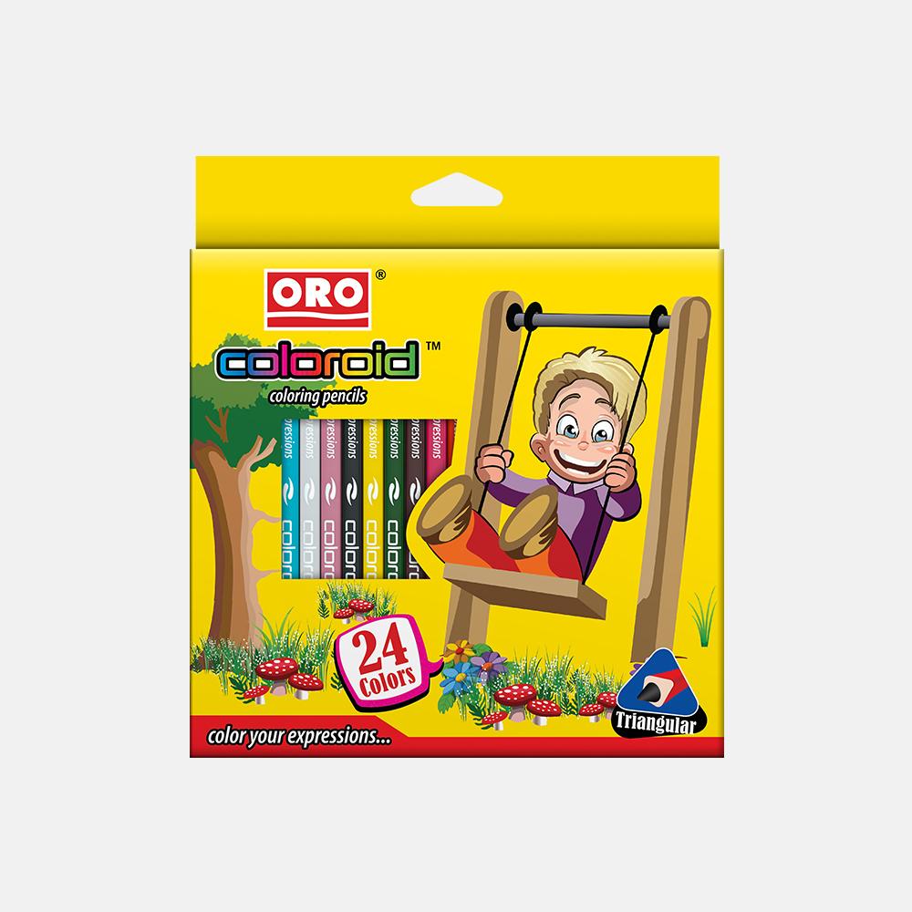 ORO Colour Pencils – 24 Colours Pack